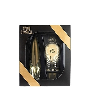 Naomi Campbell Queen Of Gold Poklon set, Toaletna voda 15ml + gel za tuširanje 50ml