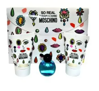 Moschino So Real Cheap & Chic Poklon set, Toaletna voda 4.9ml + gel za tuširanje 25ml + mlijeko za tijelo 25ml