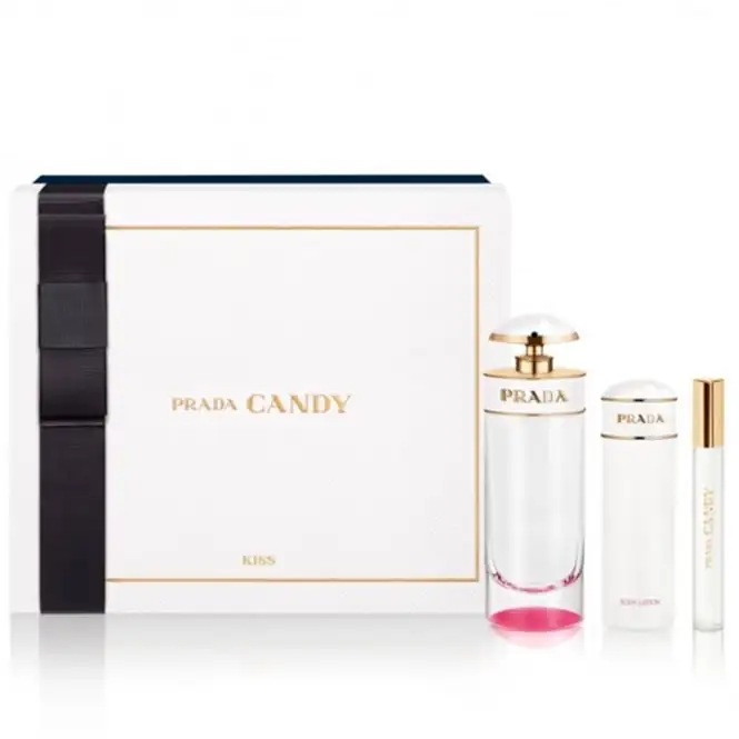 Prada Candy Kiss Poklon set, parfemska voda 80ml + parfemska voda 10ml + mlijeko za tijelo 75ml