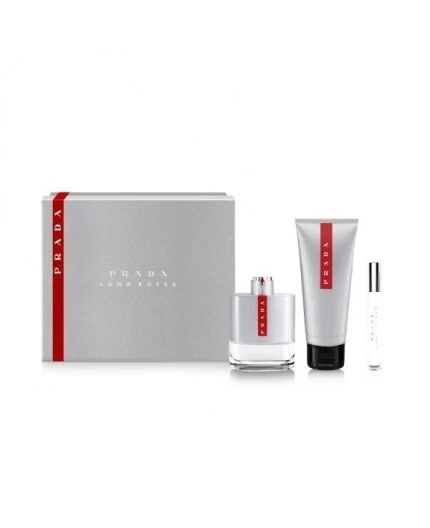 Prada Luna Rossa Poklon set, Toaletna voda 100ml + Toaletna voda 10ml + gel za tuširanje 100ml