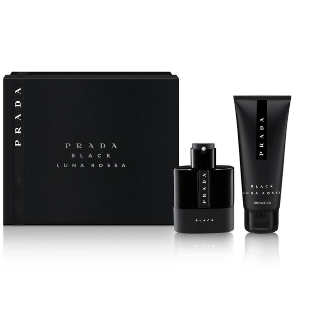 Prada Luna Rossa Black Poklon set, parfemska voda 50ml + gel za tuširanje 100ml