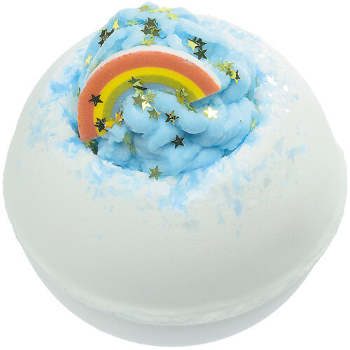 Pjenušava bombica za kupanje Behind the rainbow (Bath Blaster ø 7,5 cm) 160 g