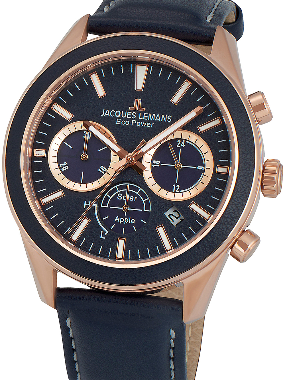 Jacques Lemans 1-2115E Eco Power Apple 44mm 10ATM