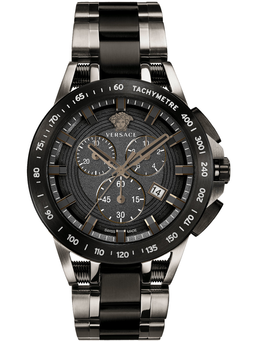 Versace VE3E00921 New Sport Tech Chronograph Mens Watch 45mm 10ATM