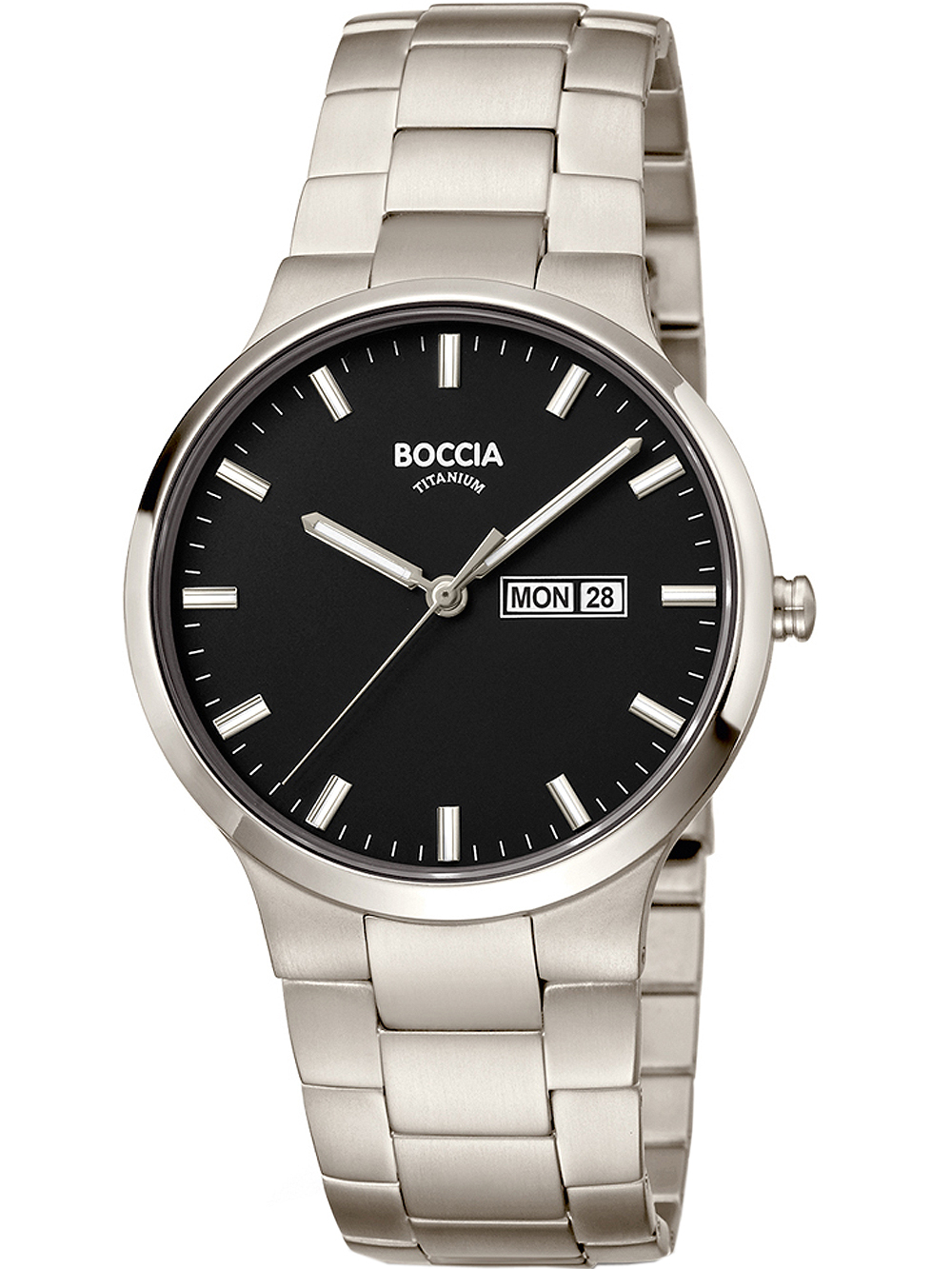 Boccia 3649-03 Men`s Watch Titanium 39mm 5ATM