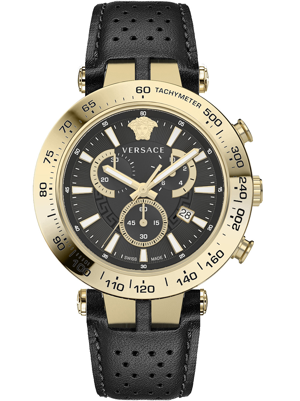 Versace VEJB00422 Bold Chronograph Mens Watch 46mm 5ATM