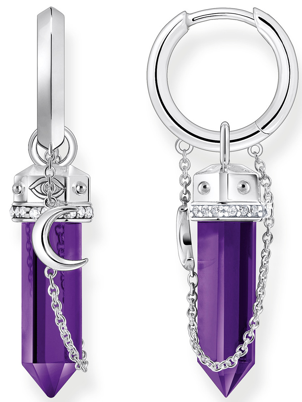 Thomas Sabo Creole with imitation amethyst CR722-643-13 