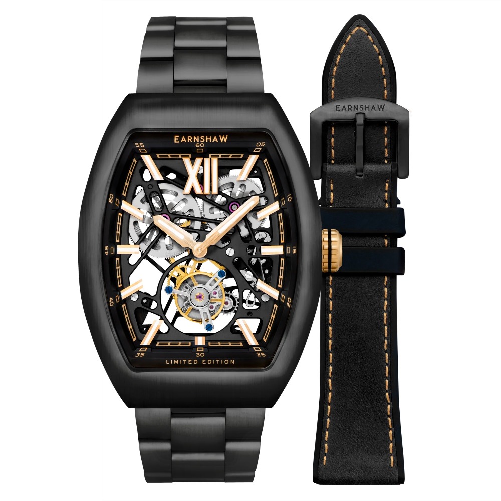 Thomas Earnshaw ES-8277-44 Supremacy Tourbillon Mens Watch 45mm 5ATM