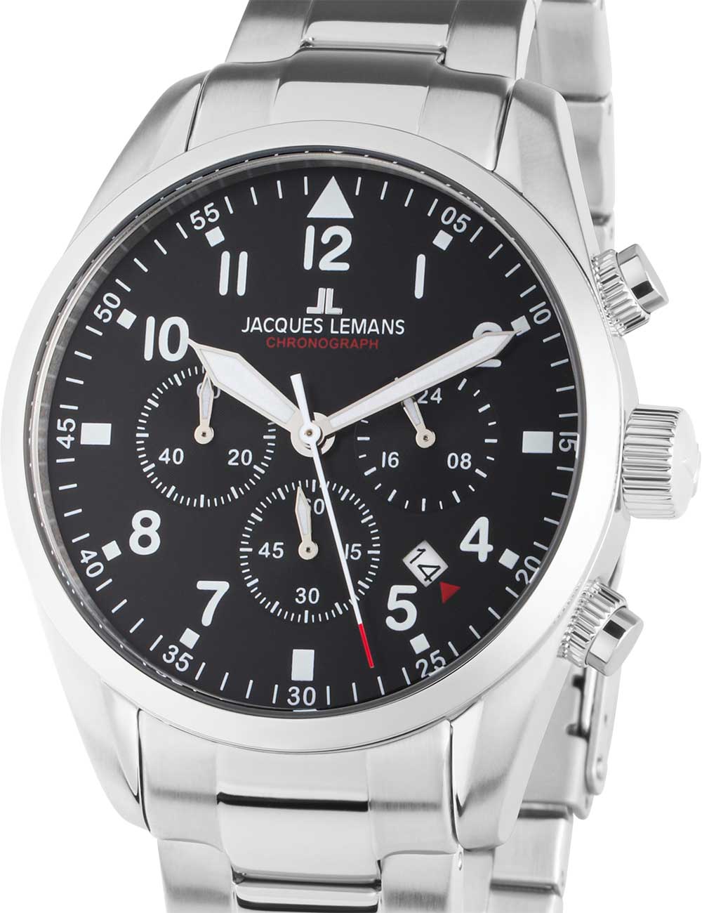 Jacques Lemans 42-2C Barcelona Mens Chronograph 42mm 10ATM