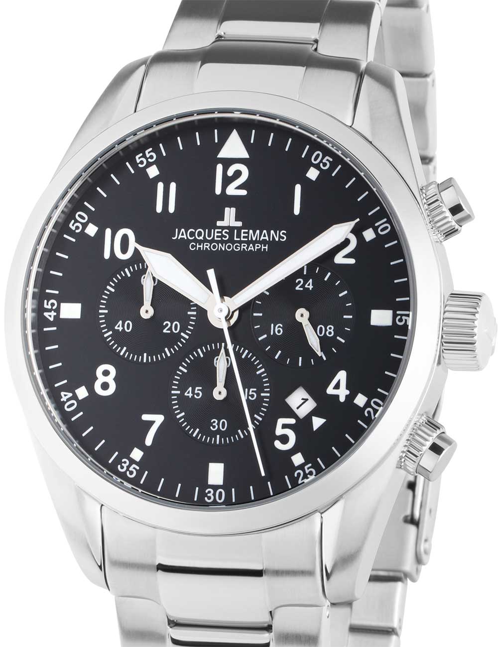 Jacques Lemans 42-2D Barcelona Mens Chronograph 42mm 10ATM