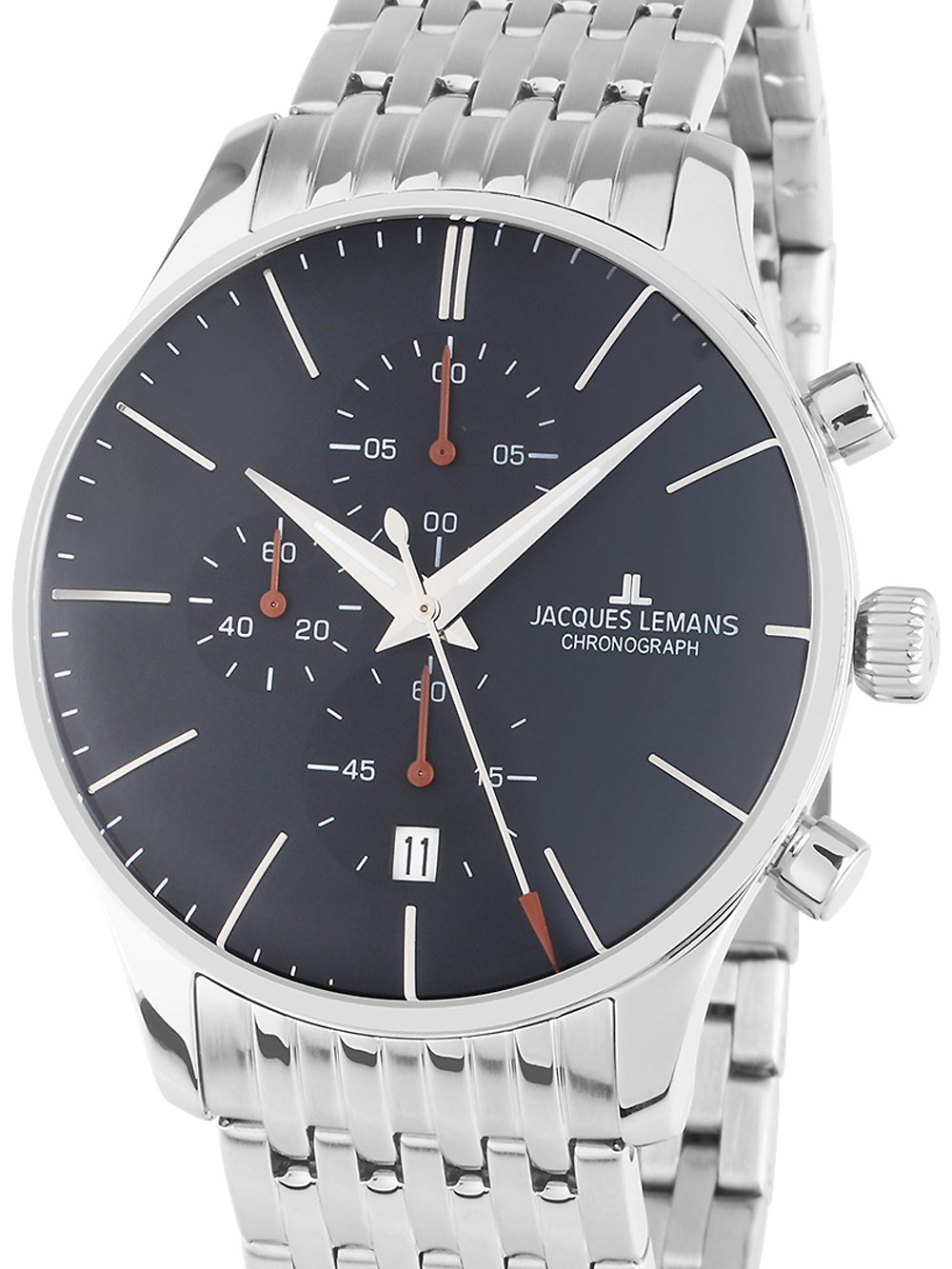 Jacques Lemans 1-2163H London Mens Chronograph 40mm 5ATM