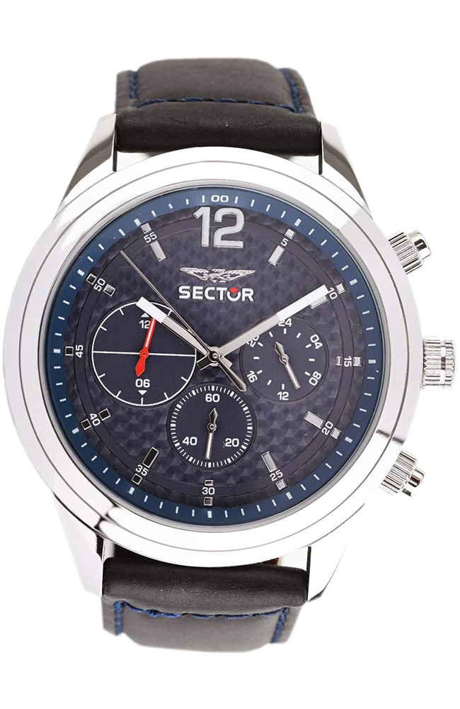 Sector R3251540002 Serie 670 Chronograph Mens Watch 45mm 5ATM