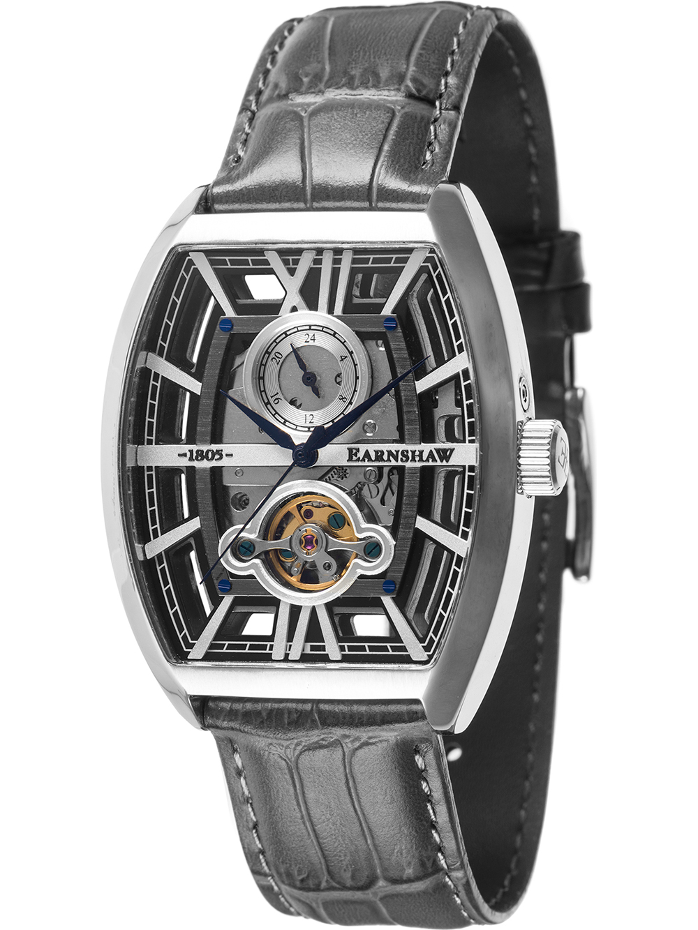 Thomas Earnshaw ES-8111-01 Mens Watch Holborn Skeleton Automatic 40mm 5ATM