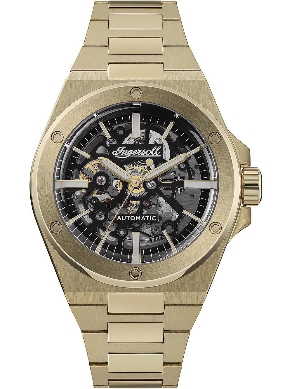 Ingersoll I15001 Mens Watch Baller Automatic 43mm 5ATM