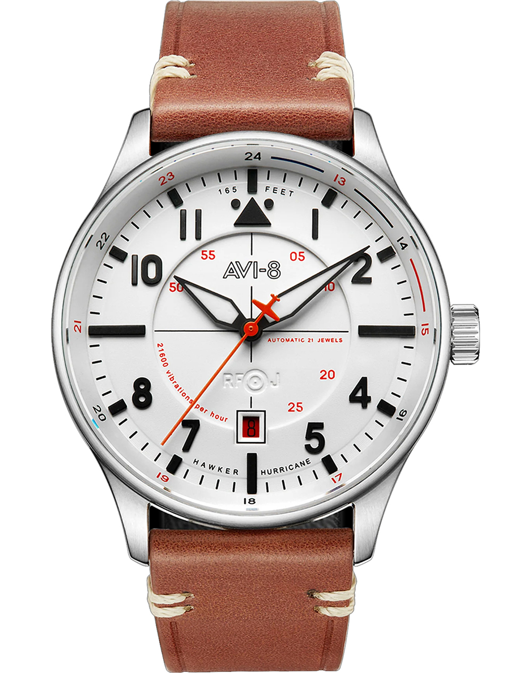 AVI-8 AV-4094-01 Mens Watch Hawker Hurricane Kent Automatic 43mm 5ATM