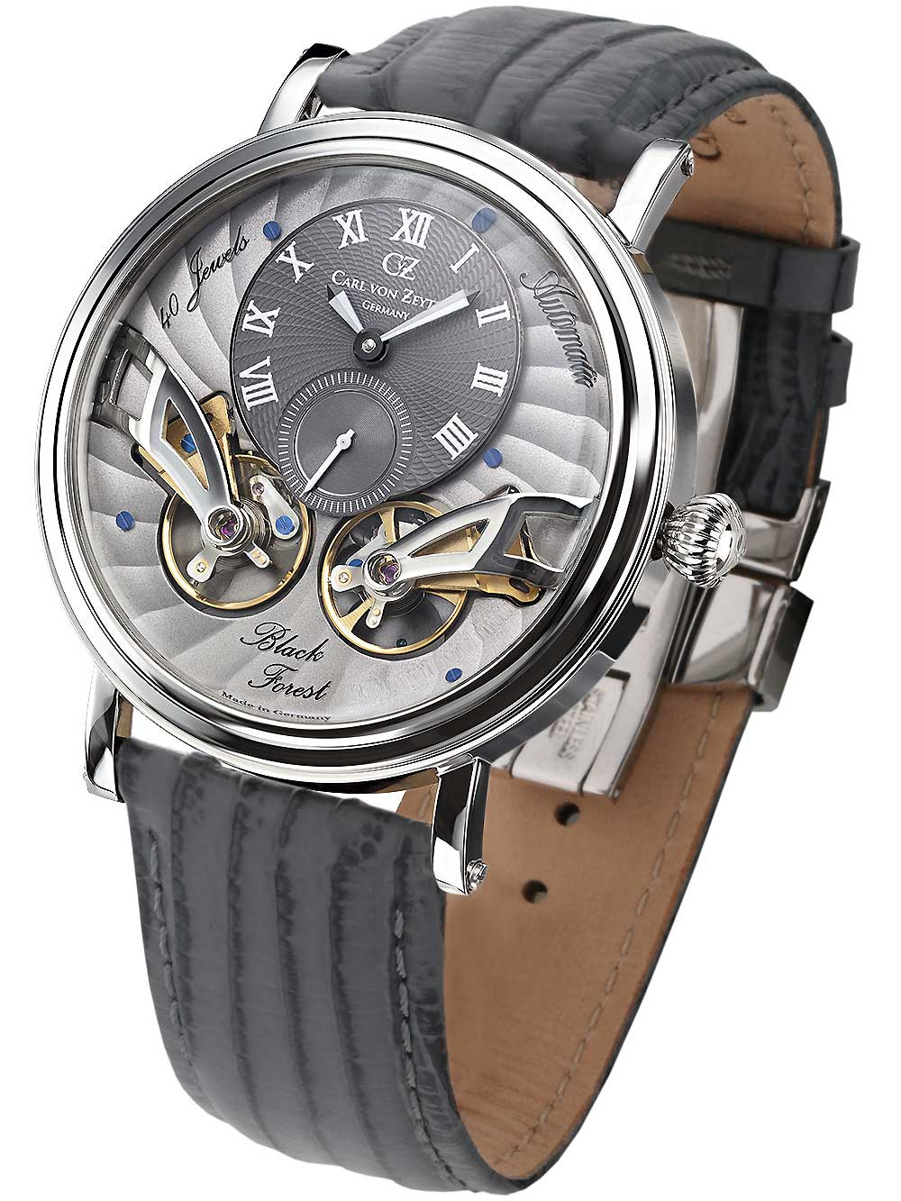 Carl von Zeyten CVZ0017SGYS Black Forest automatic 46mm 3ATM