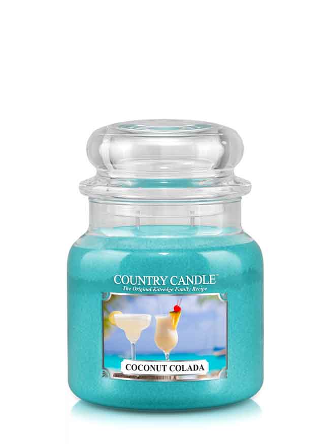 Country Candle Coconut Colada srednja mirisna svijeća s 2 fitilja (453 g)