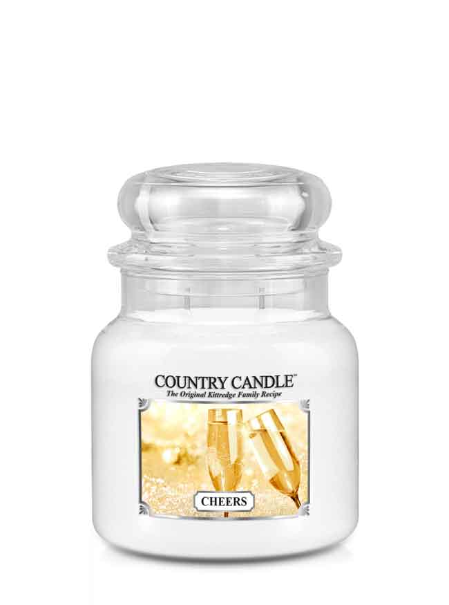 Country Candle Cheers srednja mirisna svijeća s 2 fitilja (453 g)