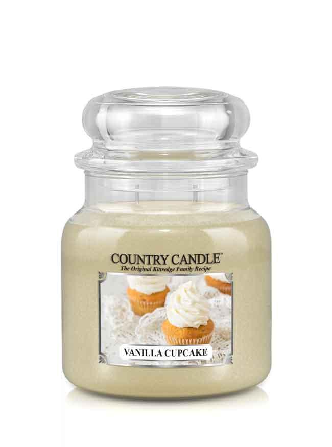 Country Candle Vanilla Cupcake srednja mirisna svijeća s 2 fitilja (453 g)