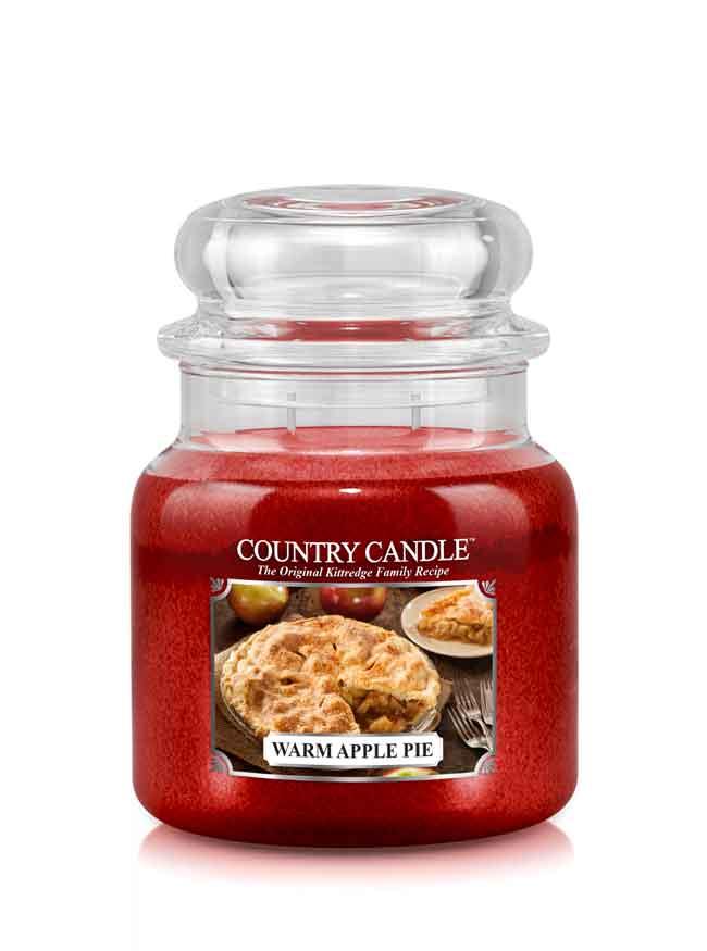 Country Candle Warm Apple Pie mirisna svijeća srednje veličine 2 fitilja (453 g)