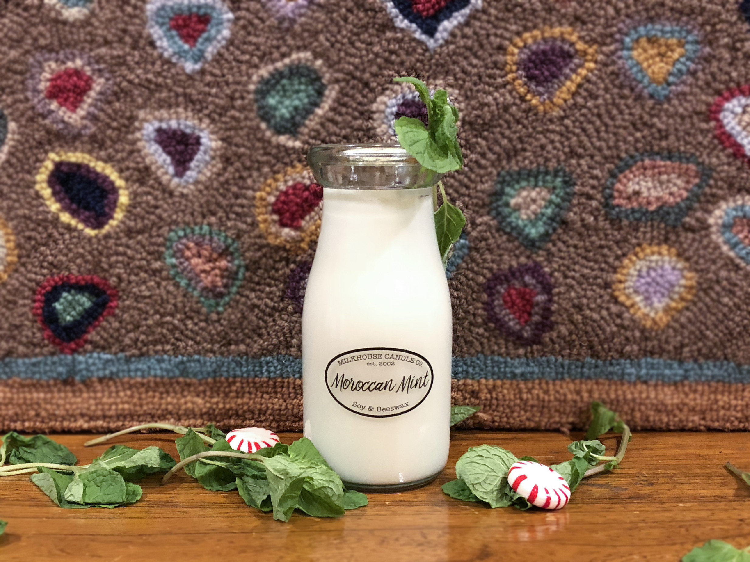 MILKHOUSE CANDLE Moroccan Mint mirisna svijeća MILKBOTTLE (227 g)