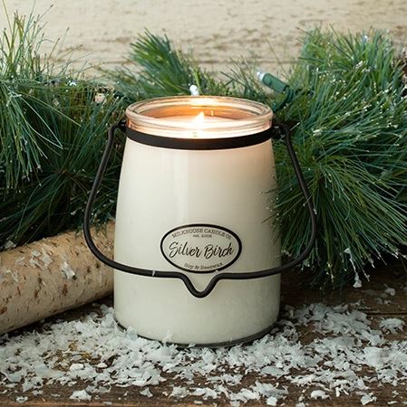 MILKHOUSE CANDLE Silver Birch mirisna svijeća BUTER JAR (624 g)