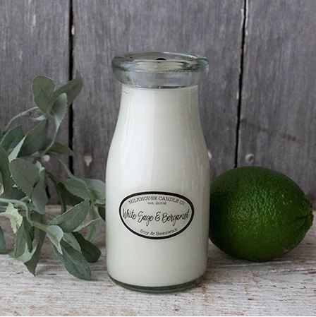 MILKHOUSE CANDLE Mirisna svijeća White Sage & Bergamot MILKBOTTLE (227 g)