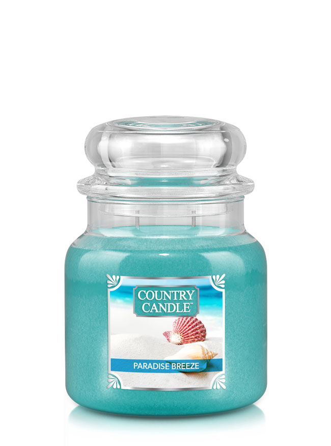 Country Candle Paradise Breeze srednja mirisna svijeća s 2 fitilja (453 g)