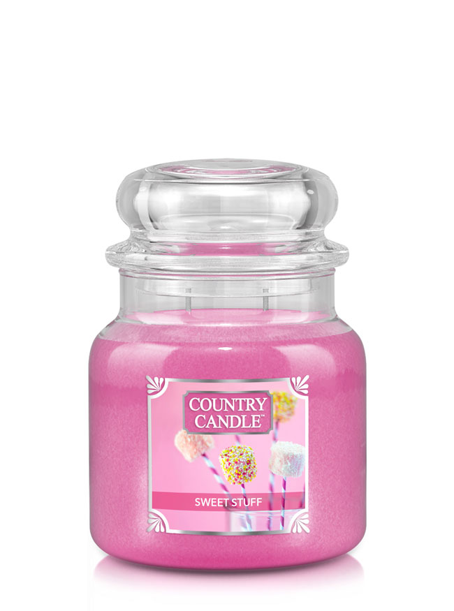 Country Candle Sweet Stuff srednja mirisna svijeća s 2 fitilja (453 g)