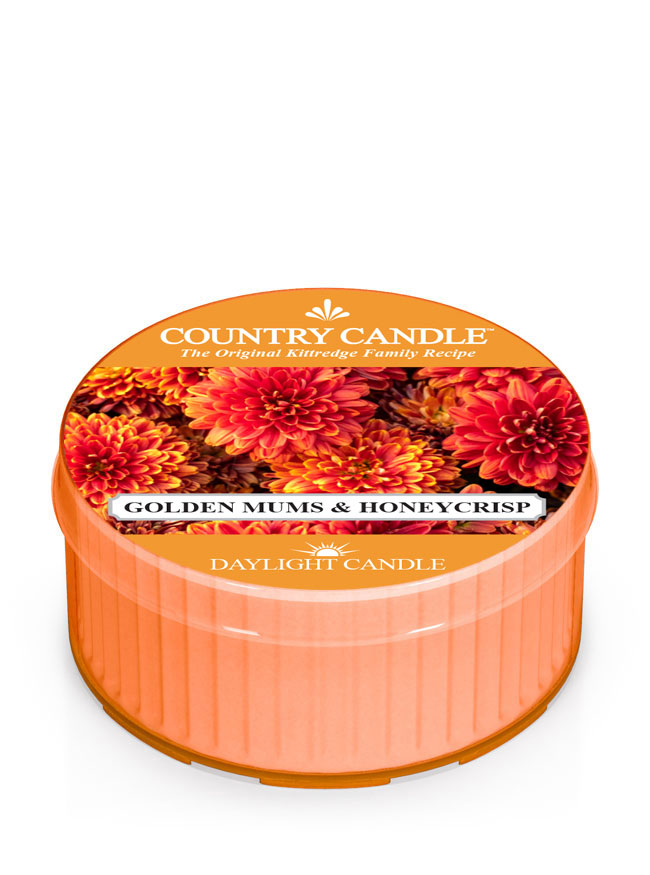 Country Candle Golden Mums & Honey Crisp Tonka mirisna svijeća (42 g)