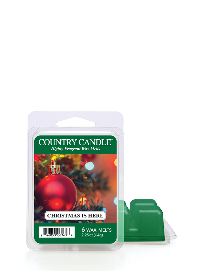 Mirisni vosak Country Candle Christmas is Here (64 g)