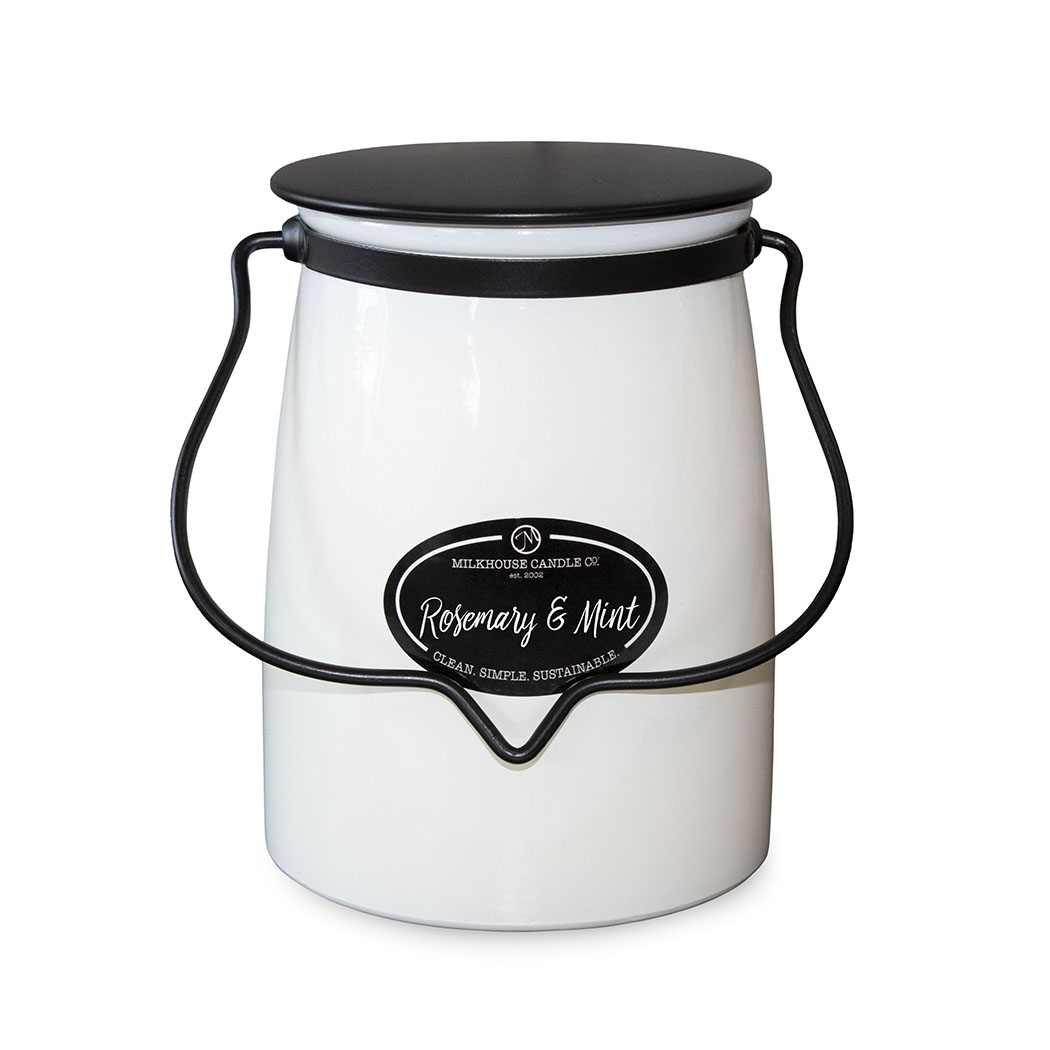 MILKHOUSE CANDLE Mirisna svijeća Rosemary & Mint BUTER JAR (624 g)