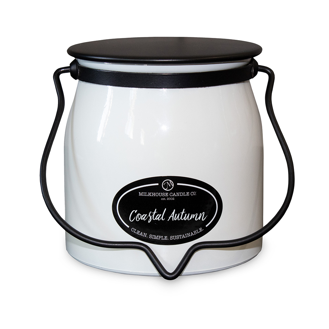 MLIKHOUSE CANDLE Coastal Autumn mirisna svijeća BUTER JAR 2 fitilja (454 g)