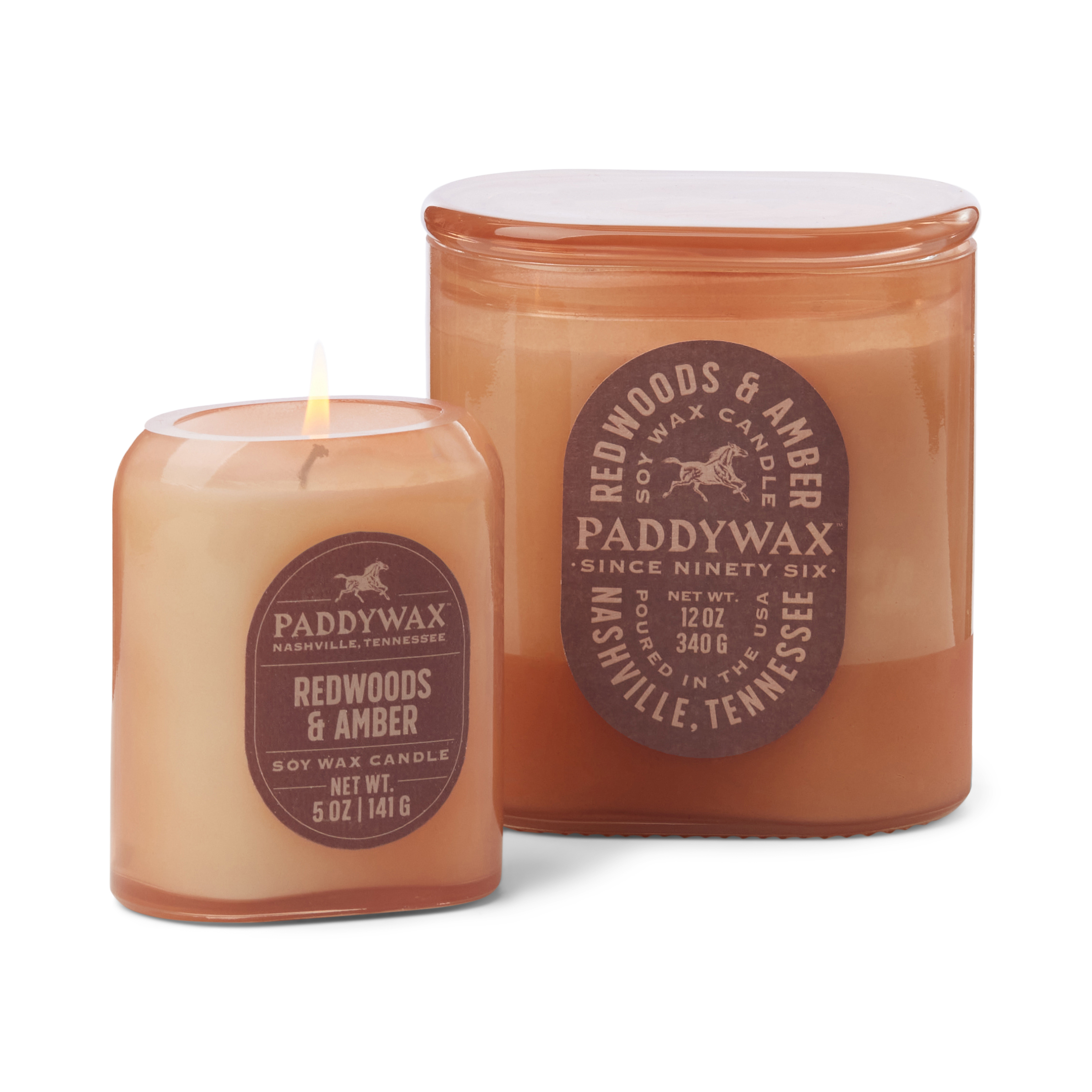 Paddywax Vista Red Wood & Amber mirisna svijeća 5 oz/142 g