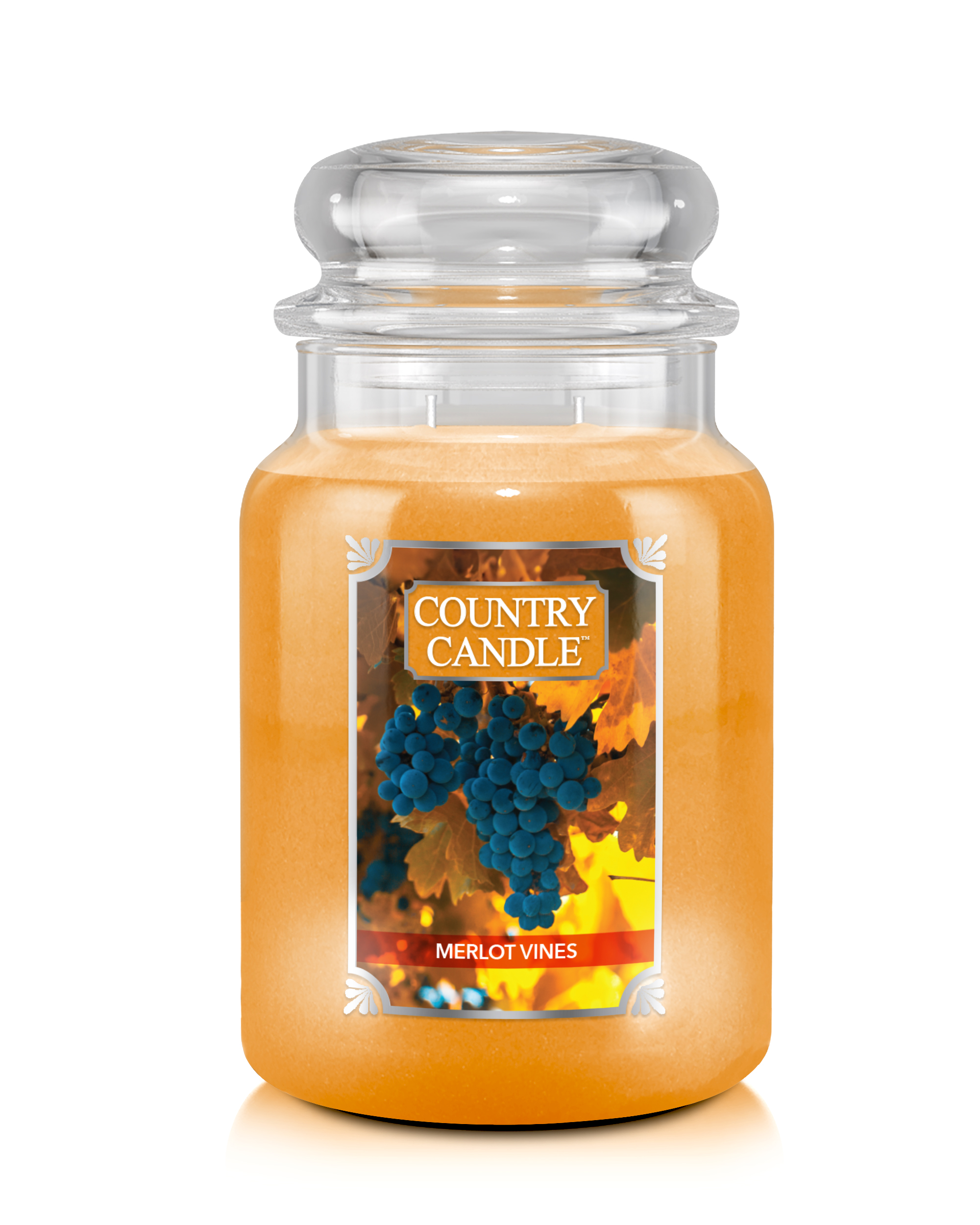 Country Candle Merlot Vines velika mirisna svijeća s 2 fitilja (737 g)