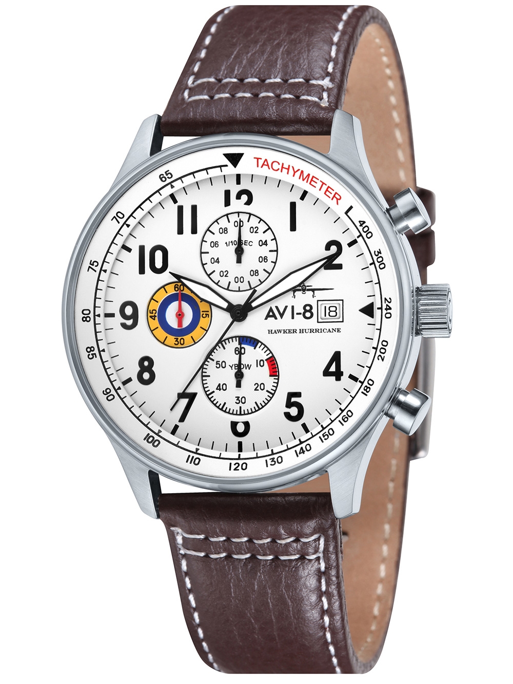 AVI-8 AV-4011-01 Hawker Hurricane Chronograph 43mm 5 ATM