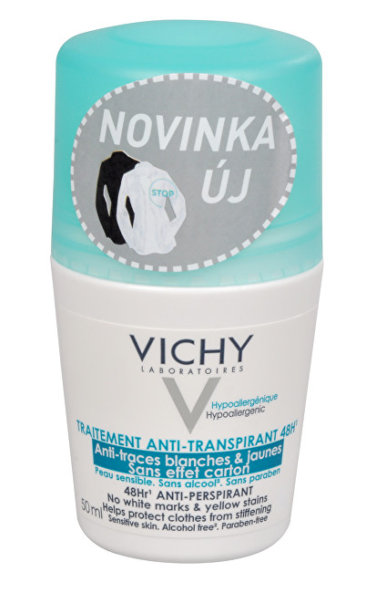 48-satni kuglični antiperspirant protiv bijelih i žutih mrlja 50 ml